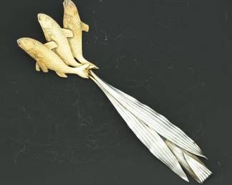 George W. Shiebler Co. Antique Grass Sardine Fork