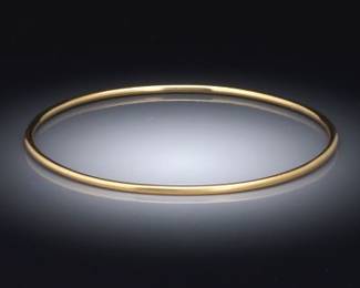 Tiffany Co. Solid Wire SlipOn Bangle