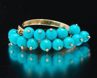 Levian Turquoise Bead Ring