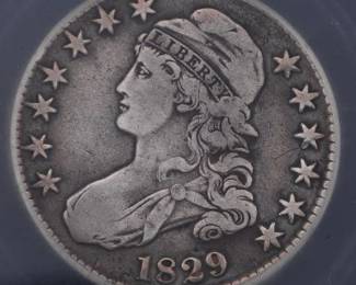 ICG Graded 1829 Capped Bust 50 Cents