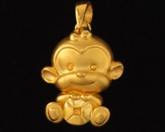 Adorable Pure God Baby Bear Charm