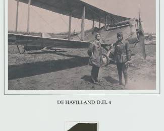 Smithsonian Air Space Museum Seven Fabric Relics of Famous Aircrafts, Museum Annotation Papers