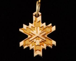 2002 Salt Lake City Winter Olympics Gold Charm