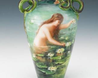 Ginori Art Nouveau Porcelain Vase