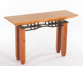 Laverne E Schuring Jr. Floating Top Console Table