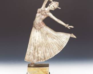 Art Deco Bronze After Demetre Haralamb Chiparus 1886  1947