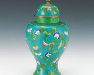 Chinese Cloisonne Jar
