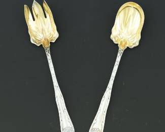 Tiffany Wave Edge Salad Servers