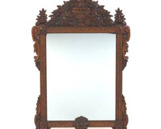 Neoclassical Style Carved Wood Mirror