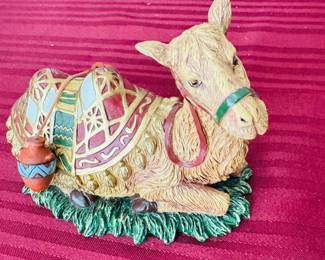 Hawthorne Village 2007 Thomas Kinkade Seated camel/nativity scene