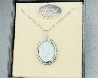 Whiting and Davis, mother of pearl necklace