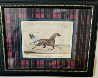 Courier and Ives print Lucy