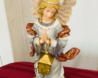 Hawthorne Village 2007 Thomas Kinkade Angel of light/nativity scene