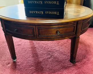 
Oval coffee table