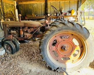 Antique Farmall model C farm tractor