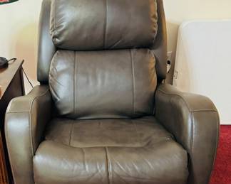 Leather electric reclining recliner