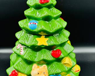 Christmas cookie jar