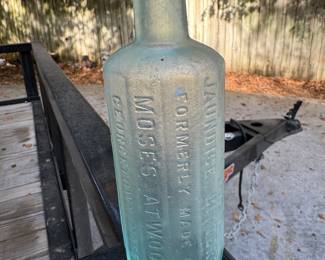 Atwood’s jaundice bitters bottle/handdug
Atwoods Jaundice Bitters Formerly Moses Atwood Georgetown Mass Glass Bottle