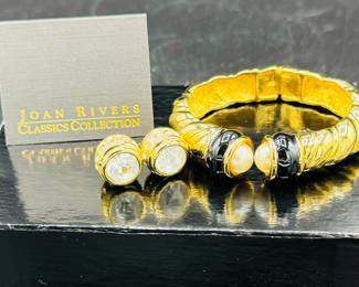 Joan Rivers collection bracelet and earrings