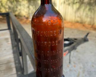 Marchand’s PEROXIDE OF HYDROGEN, hand dug bottle