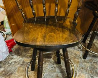 Four bar chairs swivel