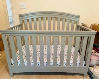 Four in one convertible crib