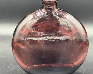 Vintage amethyst bottle/