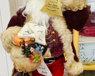 Thomas Kinkade, naughty or nice Santa