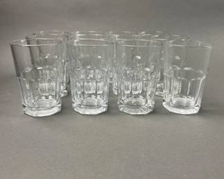 Lot 343 | Set of 12 Clear Tumbler Glasses
