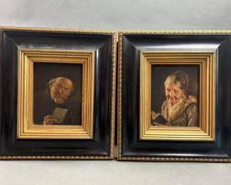 Lot 297 | Rare Pair Of Carl Kronberger Framed Oil Paintings
