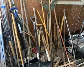 Lot 104 | Yard Tools Wall Space
