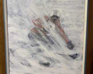 Lot 291 | Skiing Painting
