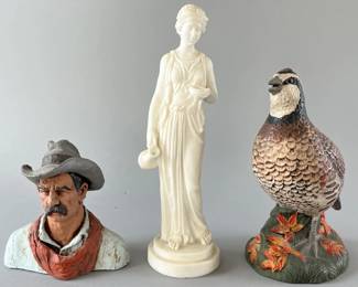 Lot 101 | Ceramic & Alabaster Sculptures
