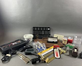 Lot 159 | Office Items Jaws Shredder, Pembrooke Pens & More
