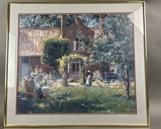 Lot 215 | Framed G. Melcher Print "Unpretentious Garden"
