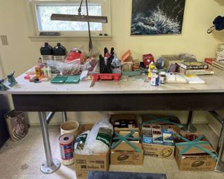 Lot 359 | Contents On Workbench & Underneath
