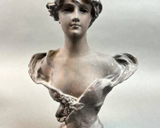 Lot 363 | Antique French Bronze Sculpture Of Woman

