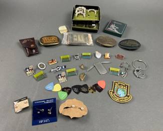Lot 332 | Vintage Buckles/Pins, Sterling Silver & More
