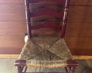 Lot 14 | Woven Wood Chair
