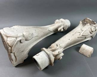 Lot 250 | Antique Wood & Metal Brackets
