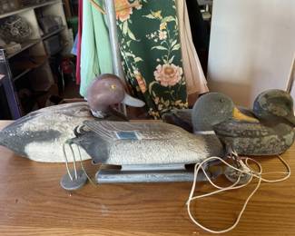 Lot 278 | Plastic and Styrofoam Duck Decoys and 2 Weights
