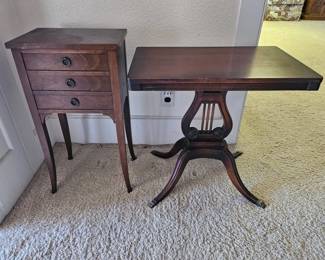 Lot 183 | Vtg Harp Footed Side Table & More!
