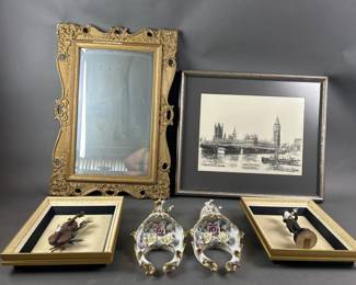 Lot 187 | Porcelain, Signed Drawing, Bone Folk Art & More
