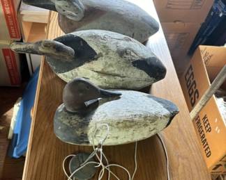 Lot 220 | 3 Vintage Duck Decoys: One with Weight
