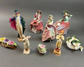 Lot 418 | Antique Royal Doulton Figurines & More
