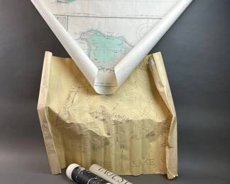 Lot 433 | Vintage Poster Lot 1884 Cayman Isl Survey & More
