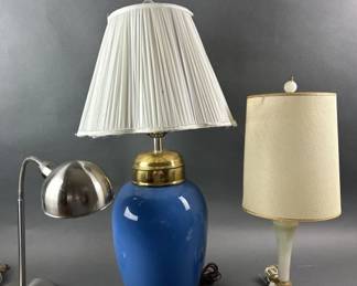 Lot 198 | Three Vintage Table Lamps
