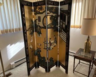 Lot 20 | Vtg Japanese 4 Panel Divider
