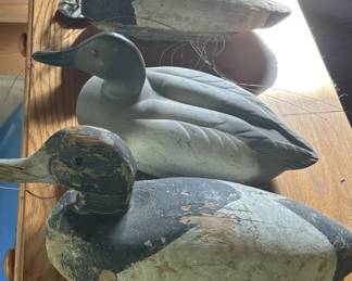 Lot 221 | 3 Vintage Duck Decoys: 2 With Weights
