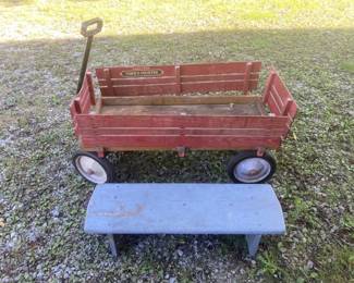 Lot 115 | Radio Flyer Town & Country & Small Bench
